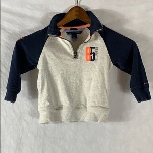 Tommy Hilfiger Quarter Zip Pullover Sweater 2T